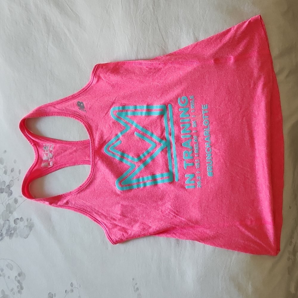 Brand New Unworn "Run Charlotte" Racerback tanktop